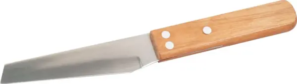 MTS KNIFE SHOE 100MM BLADE WOOD HANDLE