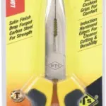 MTS PLIER LONG NOSE NP 200MM YELLOW/BLACK HANDLE