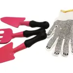MTS GARDEN HAND TOOL SET P/3+GLOVE PINK