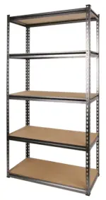 MTS STORAGE STEEL SHELVING 90X35X183CM - Image 2