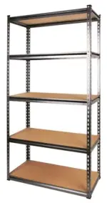 MTS STORAGE STEEL SHELVING 90X35X183CM - Image 3