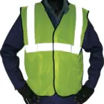 MATSAFE WAISTCOAT ECONOMY LIME YELLOW LARGE