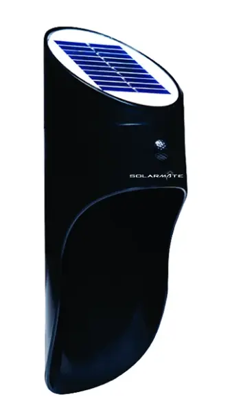 SOLARMATE WALL LIGHT 3/30 PIR BLACKXXX