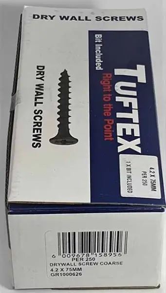 TUFTEX SCREW DRY WALL 3.5X32MM P/500