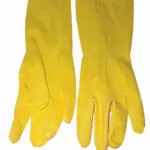 MATSAFE GLOVES LATEX HOUSEHOLD YELLOW LARGE