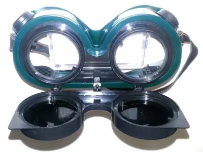 MATSAFE GOGGLE WELDING FLIP FRONT GREEN