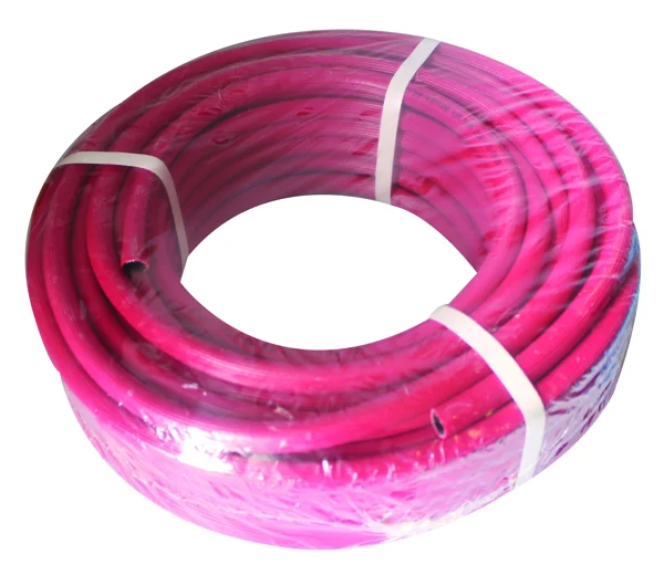 WATEX HOSE GAS RIBBED ACE RED/BROWN 8MMX 30M