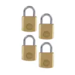 YALE PADLOCK BRASS 20MM K/ALIKE P/4