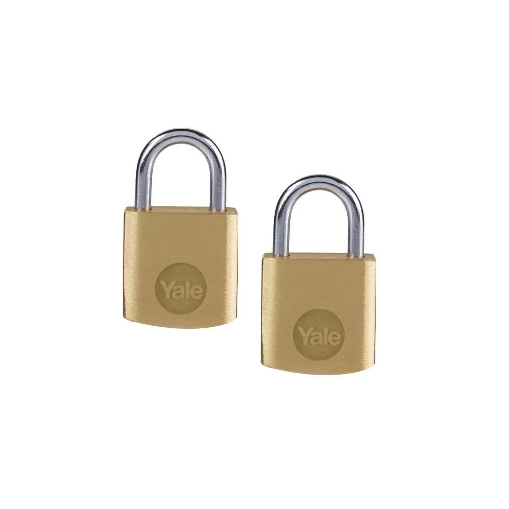 y110b-30-115-2.webp YALE PADLOCK BRASS 30MM K/ALIKE P/2 - Image 1