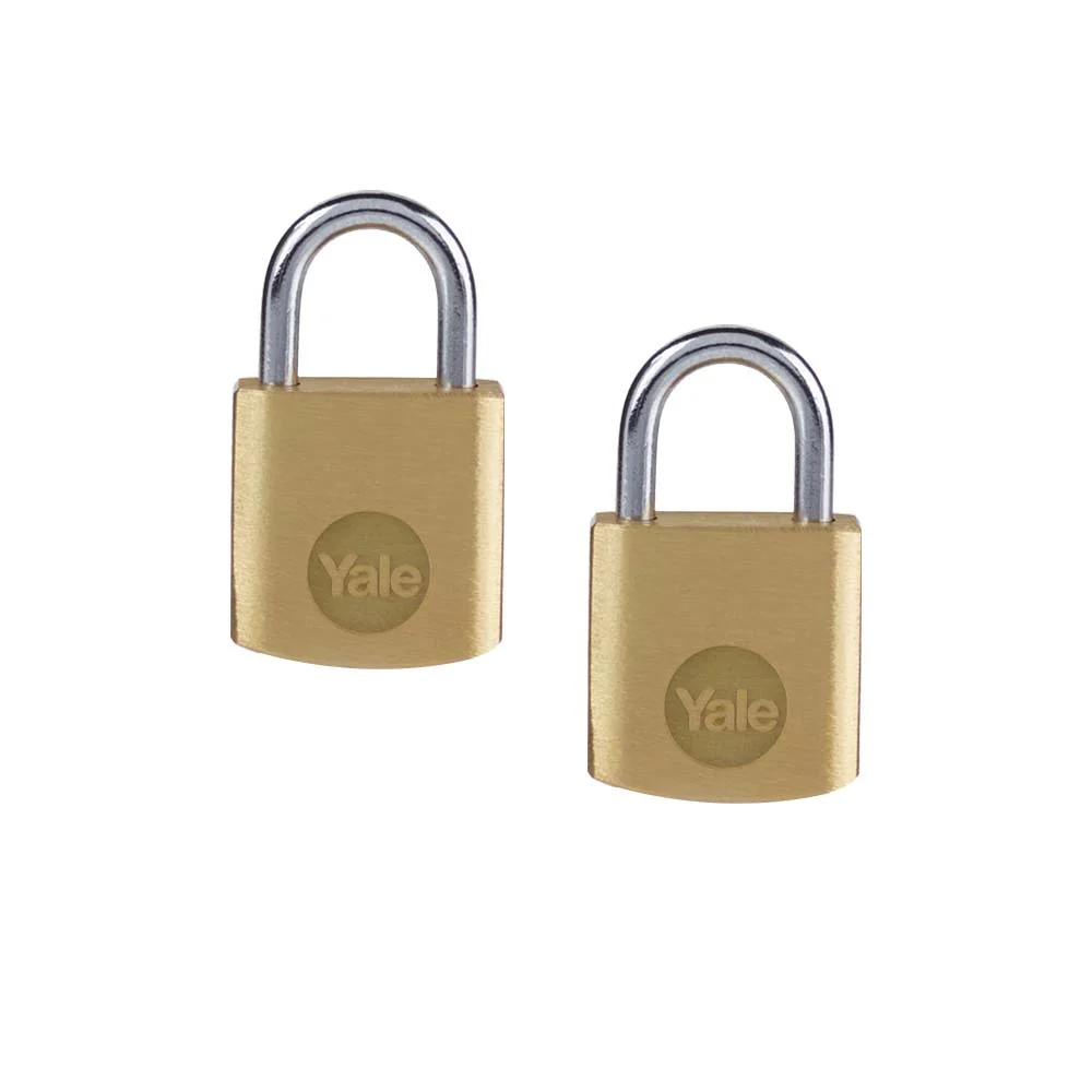 y110b-40-122-2.webp YALE PADLOCK BRASS 40MM K/ALIKE P/2 - Image 1
